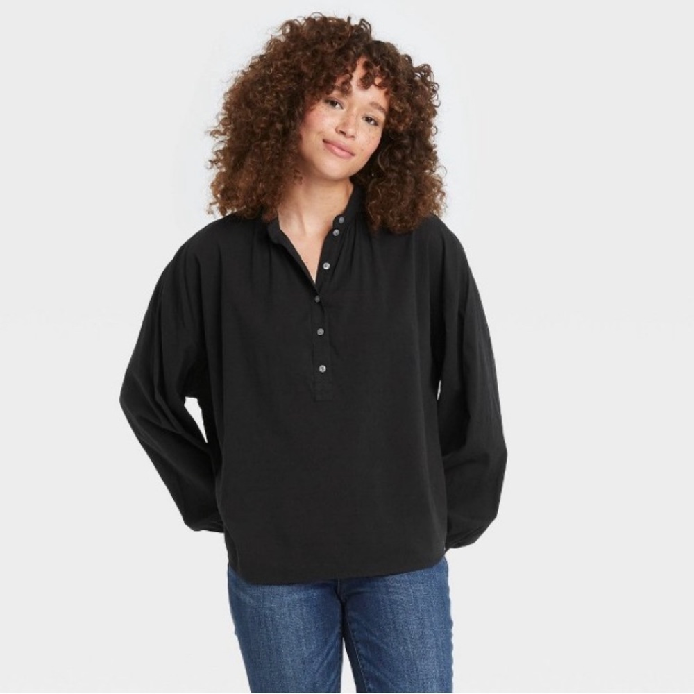 Balloon Long Sleeve Poet Top